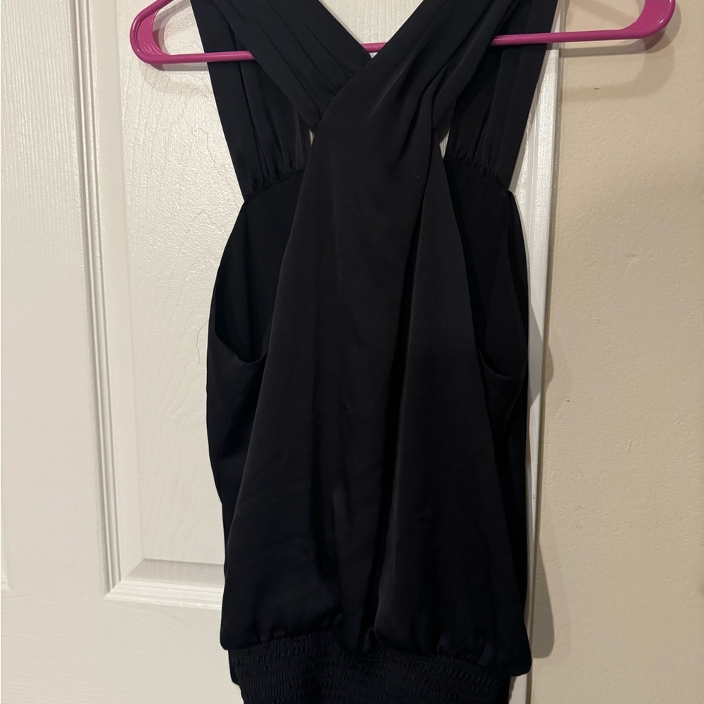 Ramy Brook Black Carlene Top - Picture 2 of 4